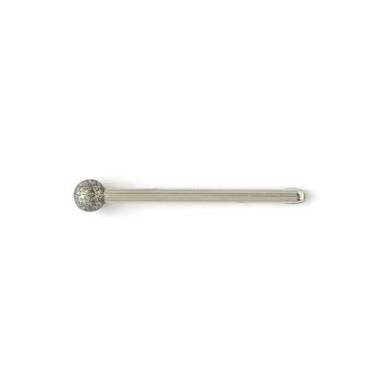 what is the length of this bur and is it a fricton grip or latch? Thank you!