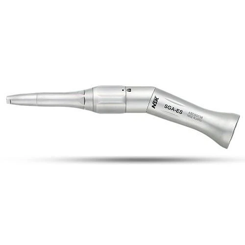 Irrigation for the angled surgical handpiece