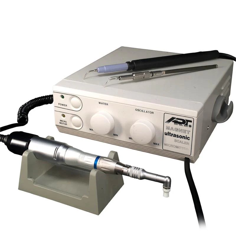 ART-SP1 Scaler/polisher combo unit with straight nose cone, micro-motor, prophy head, and scaling insert Questions & Answers