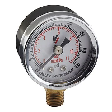 Pressure Gauge 1 1/2" Round 0-160 PSI Bottom Mount - DCI 7290 Questions & Answers